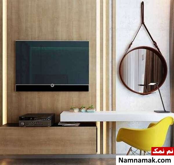 میز ال سی دی جدید چوبی مدرن