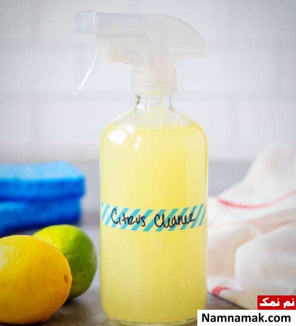 لیمو برای جرم گیری شیشه