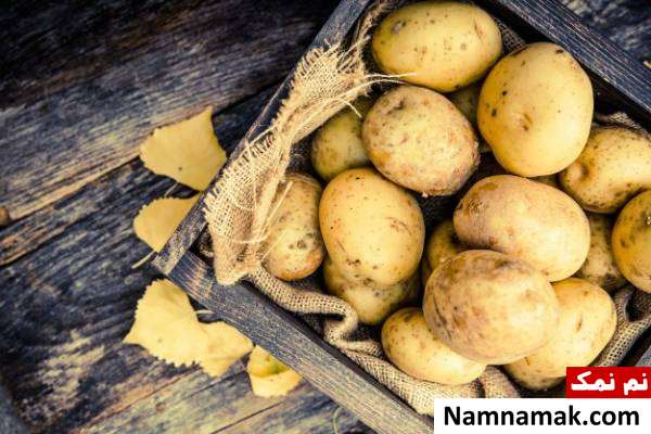 مشکی شدن موهای سفید با سیب زمینی