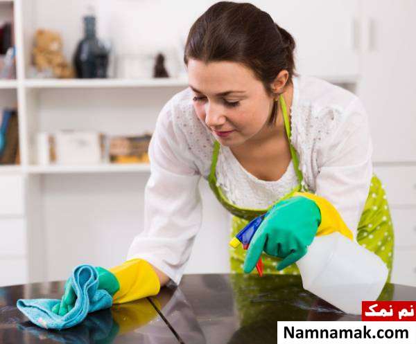 تمیزکردن محیط خانه مراقبت و سلامت پوست