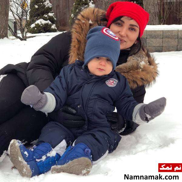 روناک یونسی و پسرش عکس جدید روناک یونسی و پسرش مهراز