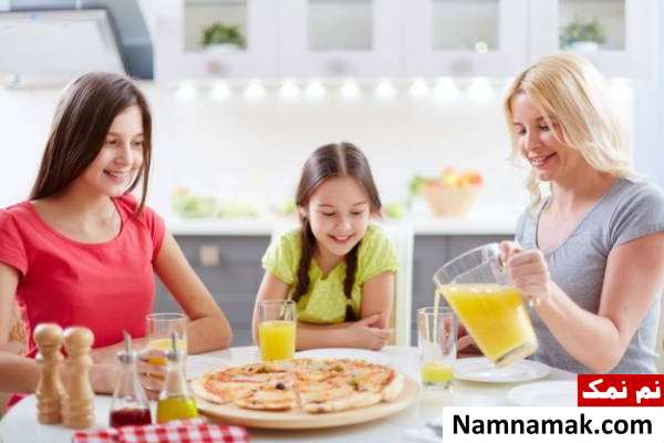 زمان مشخص برای غذا