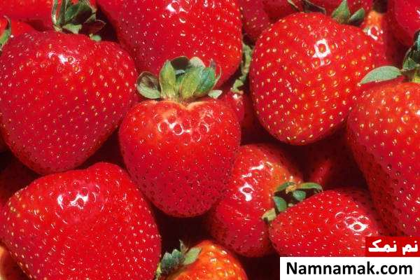توت فرنگی برای پوست مواد غذایی برای داشتن پوست زیبا