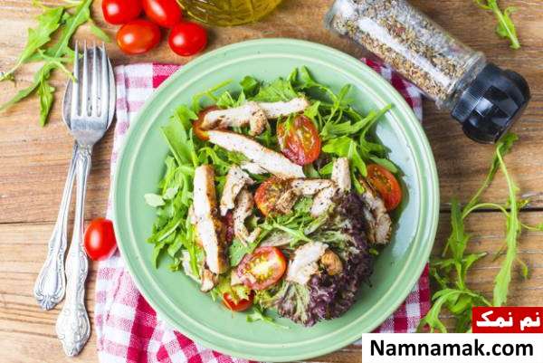 طرز تهیه سالاد مرغ مکزیکی