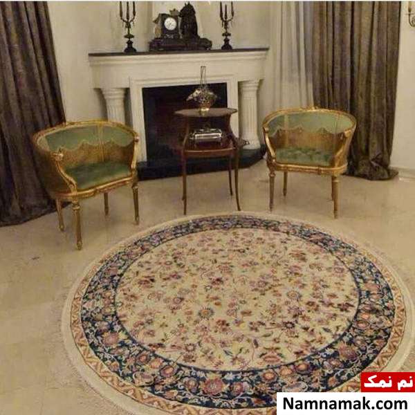 انتخاب رنگ فرش مدل فرش گرد برای دکوراسیون های مدرن