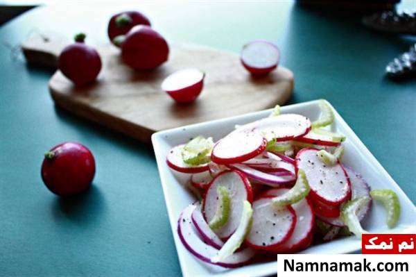 طرز تهیه سالاد تربچه