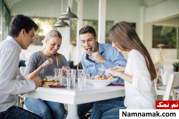 مضرات رستوران رفتن کاهش وزن بدون رژیم