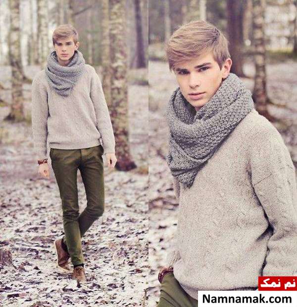 شال گردن مدل شال گردن و روش بستن شال گردن مردانه