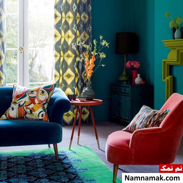 رنگ دیوار پذیرایی