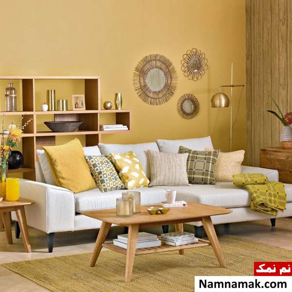 رنگ دیوار پذیرایی