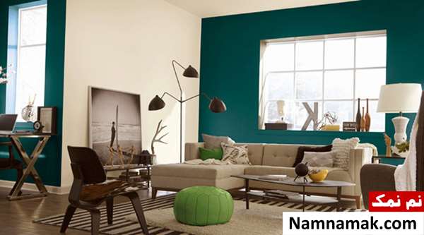 رنگ دیوار پذیرایی