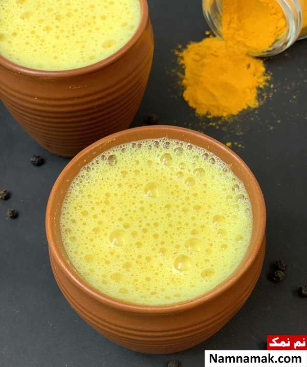 طرز تهیه شیر و زردچوبه برای لاغری