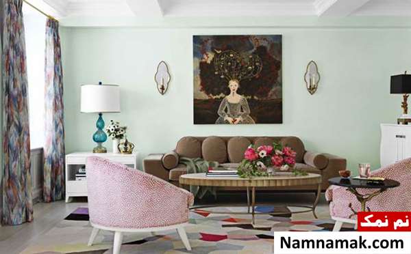 رنگ دیوار پذیرایی