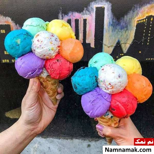 بستنی قیفی 50 دلاری فروشگاه نیویورکی بستنی قیفی 50 دلاری