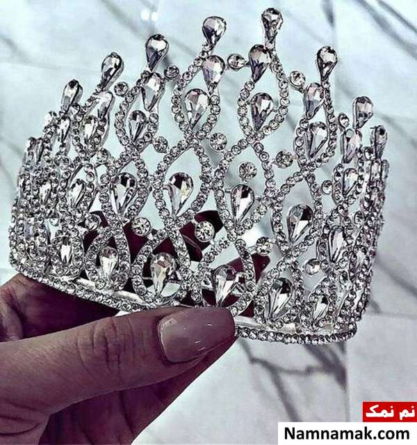 تاج عروس مدل ملکه ای تاج عروس مدل ملکه ای شیک