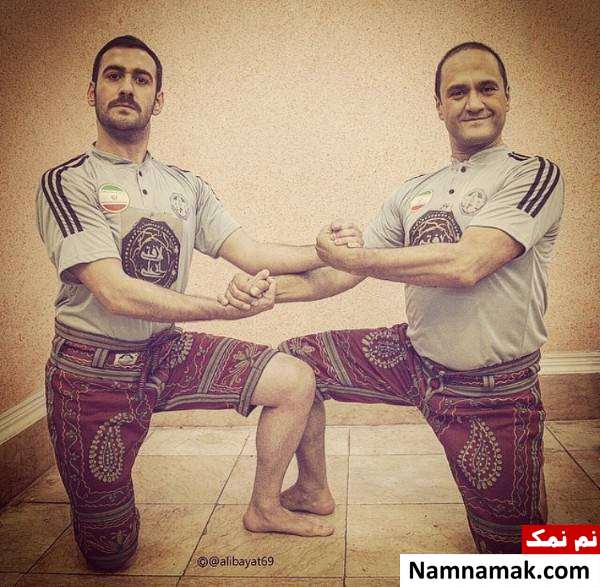 عکس از رامبد جوان و نیمای خندوانه