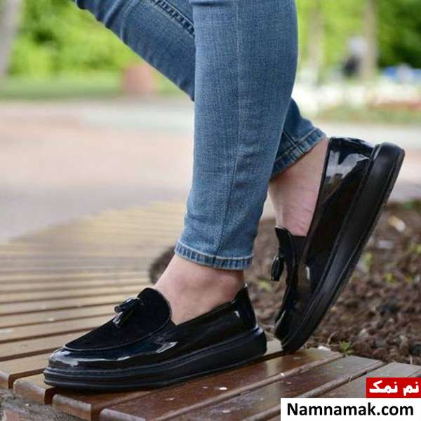 مدل کفش کالج مشکی شیک