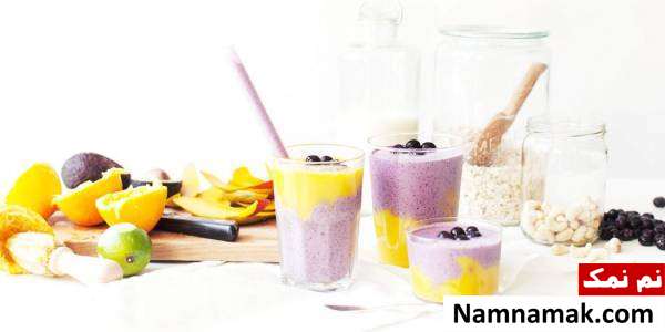 اسموتی رژیمی با موز طرز تهیه اسموتی رژیمی با موز