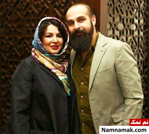 شهره سلطانی و بهروز پناهنده شهره سلطانی در کنار همسرش بهروز پناهنده