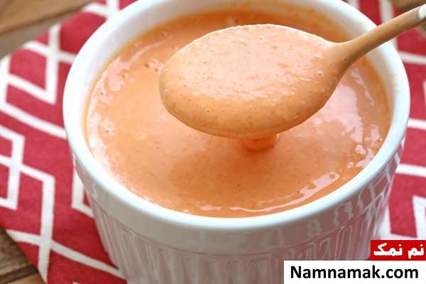 طرز تهیه سس رژیمی فرانسوی