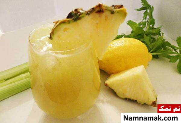 شربت آناناس و کرفس