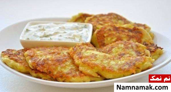 کتلت کدو سبز رژیمی
