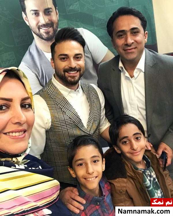 المیرا شریفی مقدم و داوود عابدی المیرا شریفی مقدم و داوود عابدی و پسرانشان