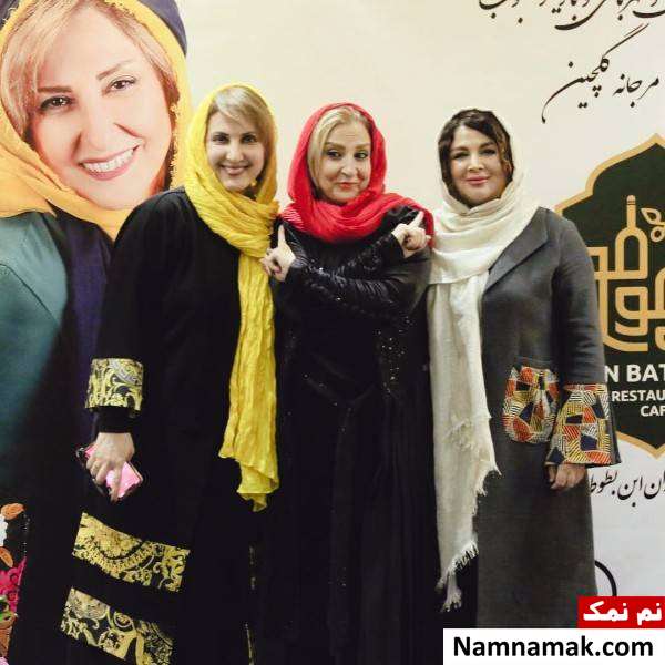 فاطمه گودرزی و شهره سلطانی در جشن تولد مرجانه گلچین