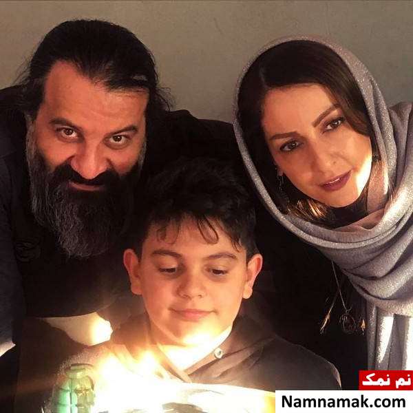 شقایق دهقان و همسرش شقایق دهقان و مهراب قاسم خانی در تولد پسرشان