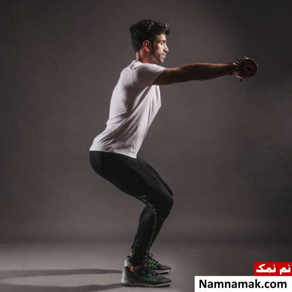 حرکات اسکات ورزش درمانی پای پرانتزی