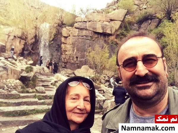 مهران احمدی و مادرش عکسی از مهران احمدی و مادرش