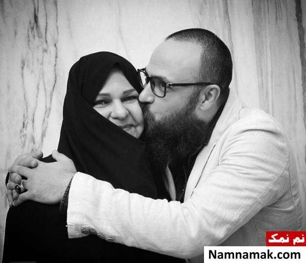 علیرضا کمالی و مادرش عکسی از علیرضا کمالی و مادرش