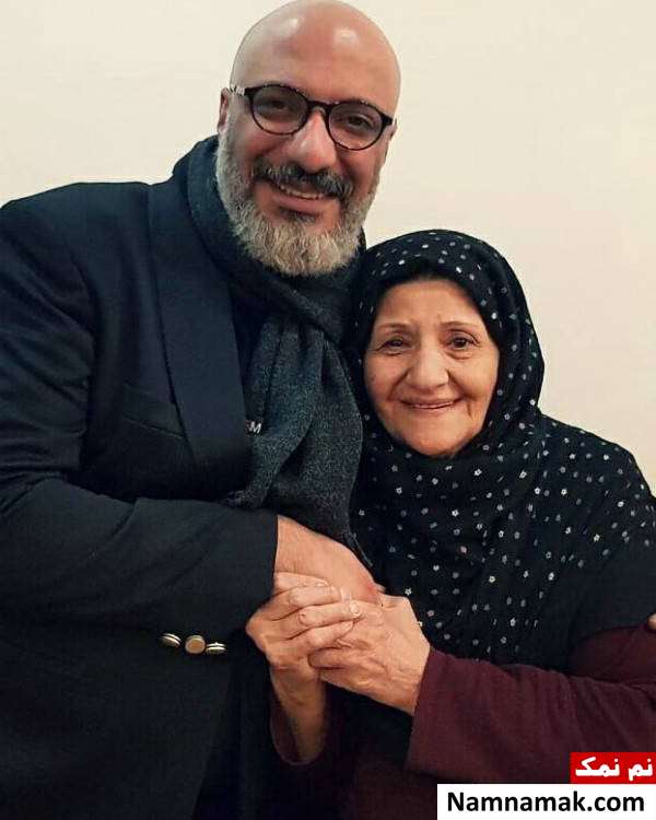امیر جعفری و مادرش عکسی از امیر جعفری و مادرش