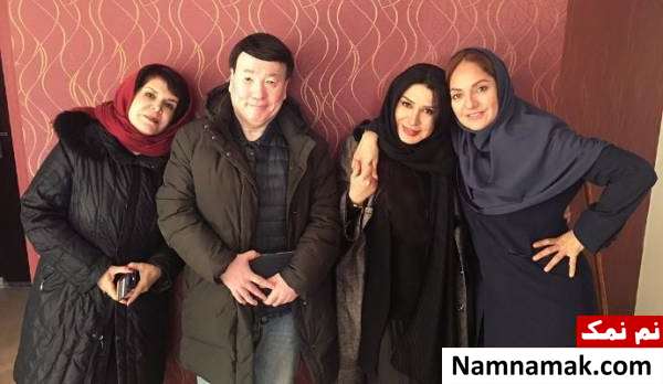 مهناز افشار و نسیم ادبی بازیگران فیلم نوشین