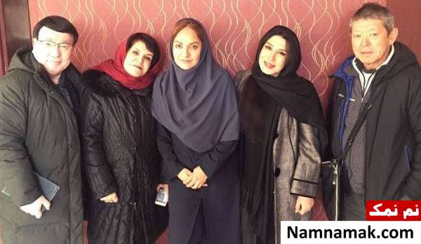 مهناز افشار و نسیم ادبی در فیلم ایرانی ژاپنی نوشین 