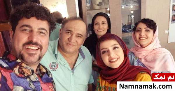 سلفی بازیگران فیلم دینامیت