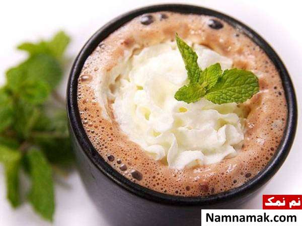 طرز تهیه هات چاکلت با نعنا و دارچین