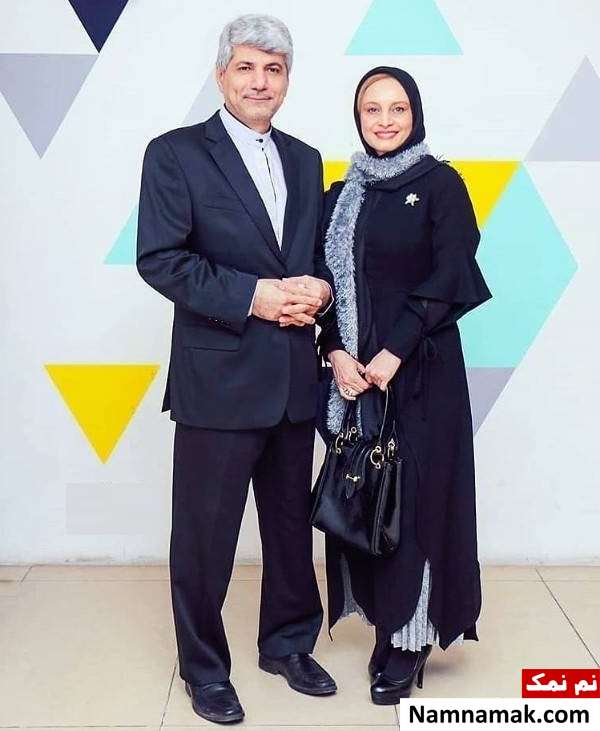مریم کاویانی و رامین مهمانپرست مریم کاویانی در کنار همسرش رامین مهمانپرست