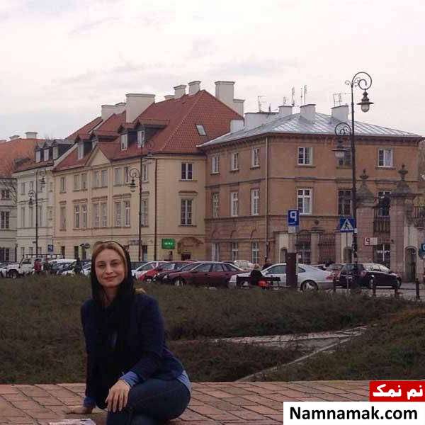 مریم کاویانی در لهستان عکسی از مریم کاویانی در لهستان