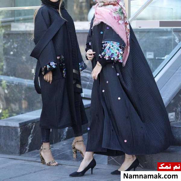 مدل مانتو عید مشکی