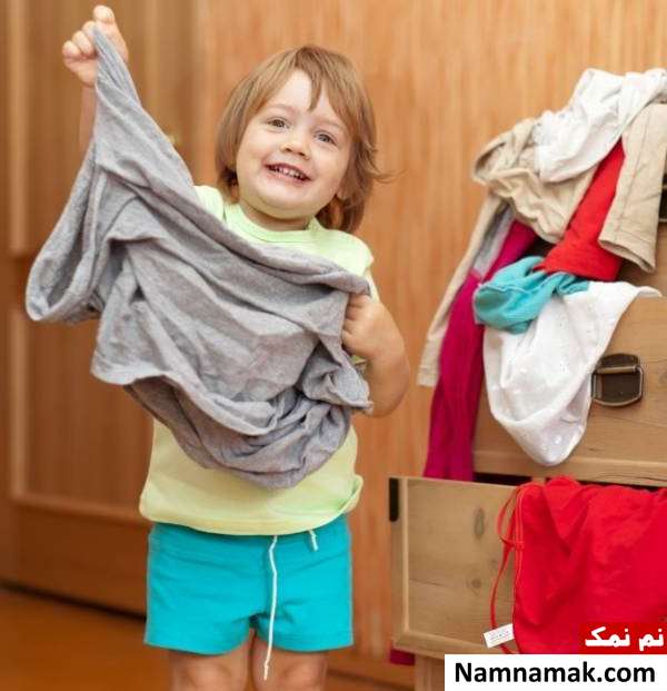 لباس پوشک گرفتن کودک پوشک گرفتن کودک