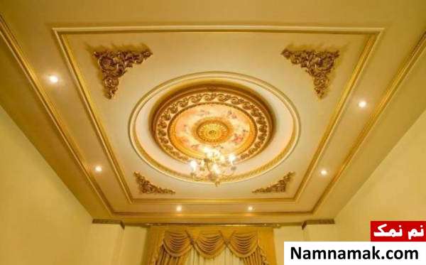 رنگ گچبری سقف را چگونه انتخاب کنیم؟
