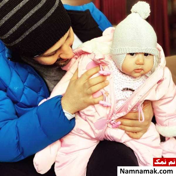 عکس شاهرخ استخری و دخترش