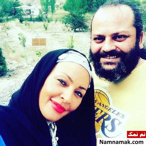 پیام صابری و همسرش زیبا بروفه