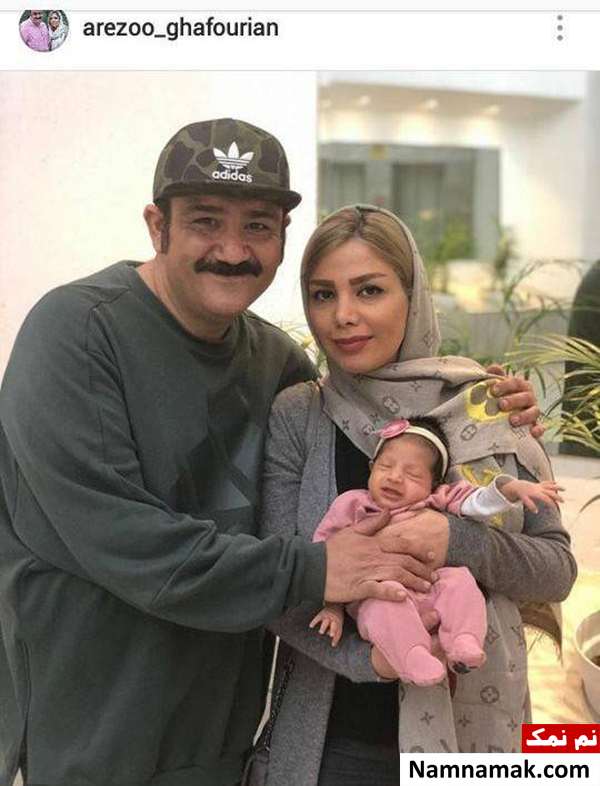 خانواده مهران غفوریان همسر و دختر مهران غفوریان