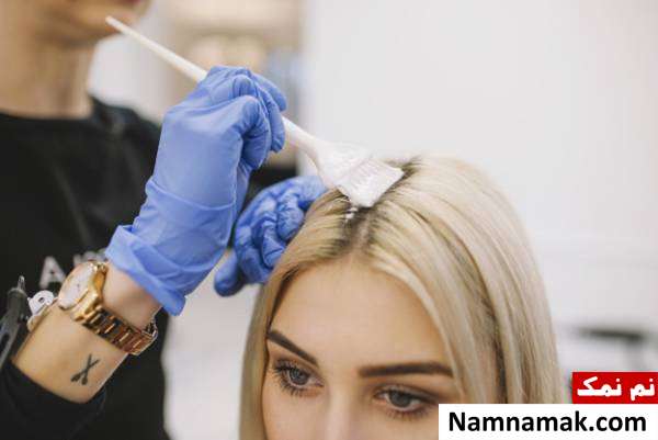 تقویت موهای رنگ شده ماسک مو برای موهای دکلره شده