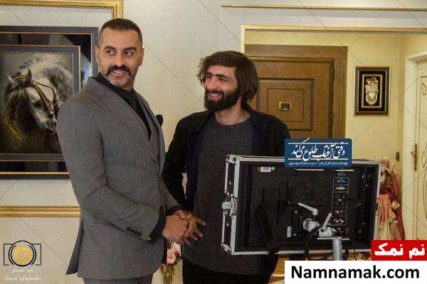علیرام نورایی و سجاد موسوی علیرام نورایی در فیلم وقتی آفتاب طلوع میکند
