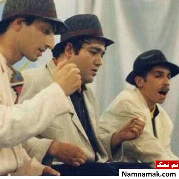 ارژنگ امیرفضلی در کنار مهران غفوریان و جواد رضویان