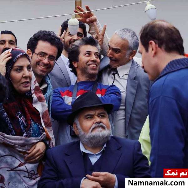 سریال شش قهرمان و نصفی بیژن بنفشه خواه و اکبر عبدی در سریال شش قهرمان و نصفی