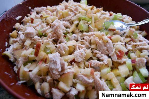 طرز تهیه سالاد مرغ برزیلی